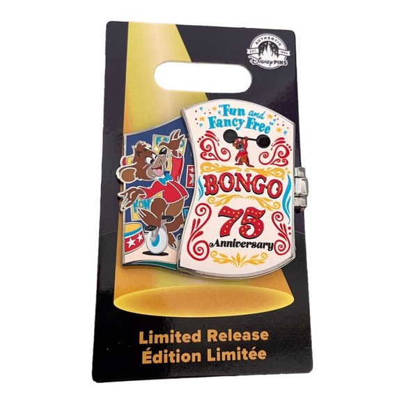 Disney Fun and Fancy Free 75th Anniversary Bongo Lulubelle Limited Release Pin - Picture 1 of 6
